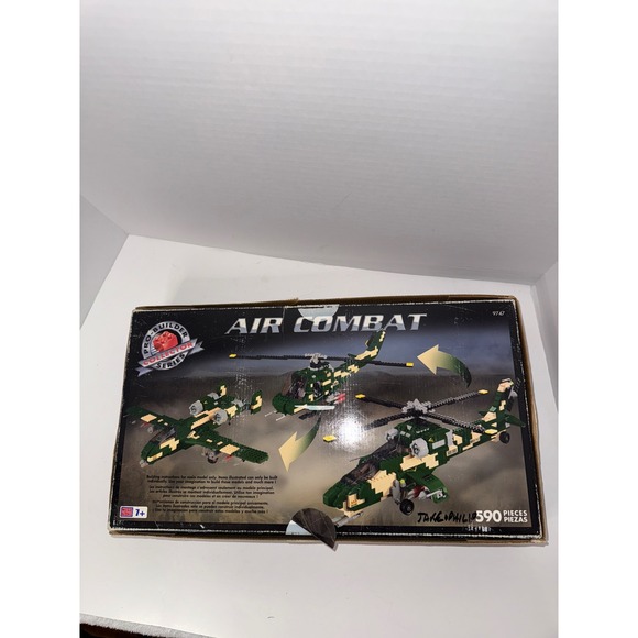 Pro Builder Air Combat  Military Helicopter Airplane Building Blocks 590 Pcs - Picture 1 of 3
